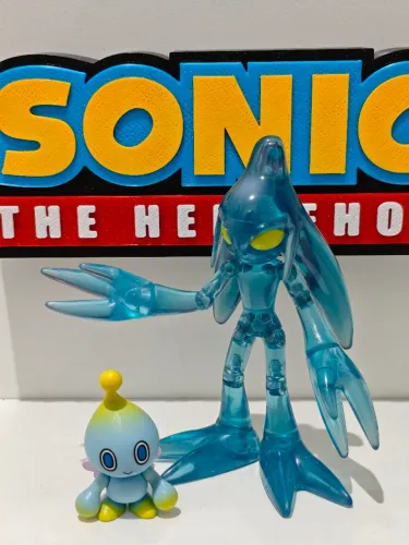 Chaos 0 + Chão Sonic Hedgehog Jakks