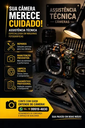 Conserto de Câmeras fotográficas