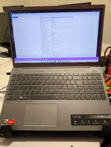 Notebook VAIO Não VJFE59F11X-B0521H 32gb de RAM 1Tb de Armazenamento