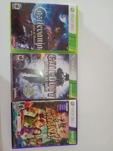 Lote de 3 jogos de x box 360