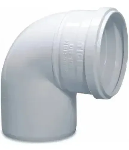 Joelho esgoto 90° 75mm e 150mm fortlev 