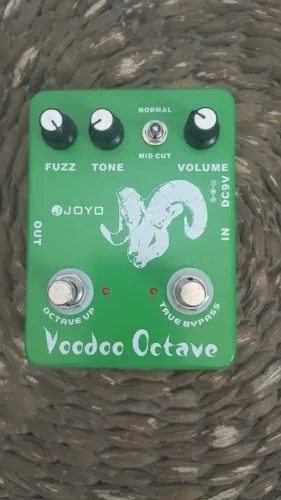 Pedal Octave Fuzz Joyo Voodoo Octave JF-12 - Muito Conservado