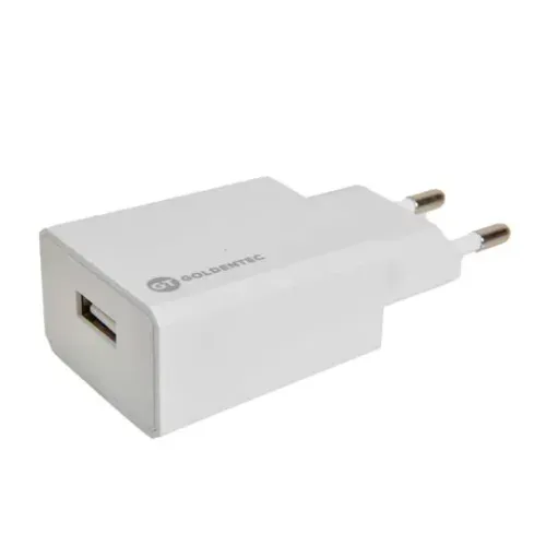 Carregador Parede USB 10W Goldentec GT-CP1 Branco Frete Grátis