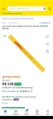 Lâmina serra máquina staret RS 1410-5