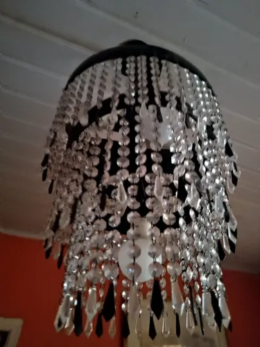 Lustre de cristais acrílico