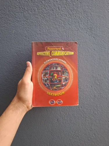 Livro de Inglês CCAA Password: Effective Communication Elementary Stage 2 Textbook