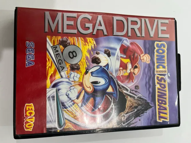 Jogo original sonic spin ball mega Drive