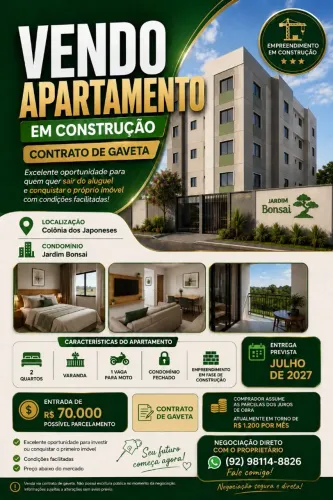 Apê cond Jardim Bonsai - Contrato de Gaveta