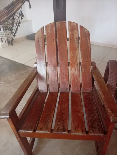 Conjunto de cadeiras e centro para varanda