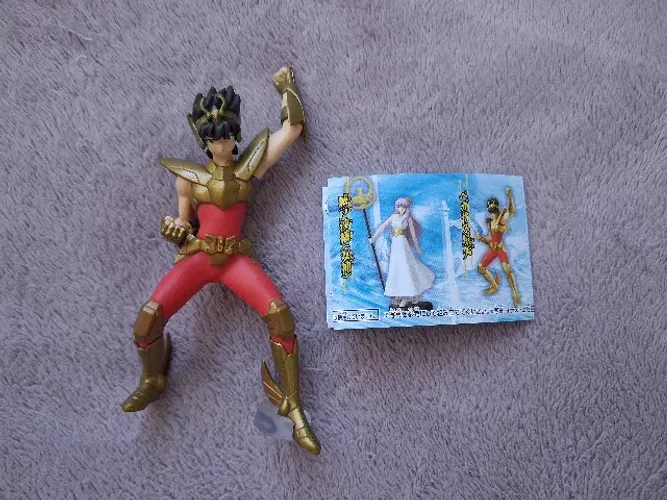 Figura gashapon Seiya de Pegaso v2 Dourado, Saint Seiya, Cavaleiros do Zodiaco, HGIF, Japã