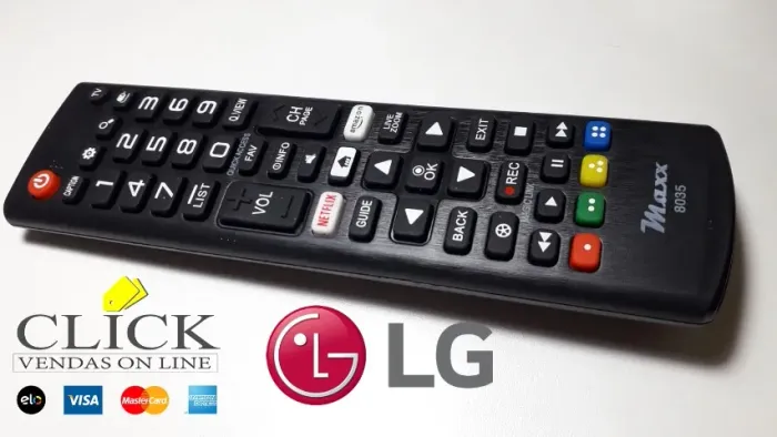 Controle Remoto Smart LG Tecla Netflix, controle LG Lcd ou Smart, entregamos