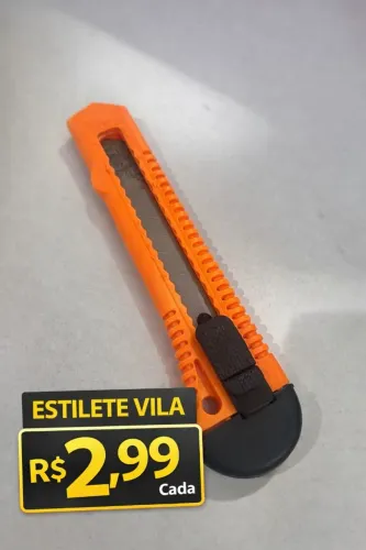 ESTILETE PLÁSTICO ? Uso leve/hobby.