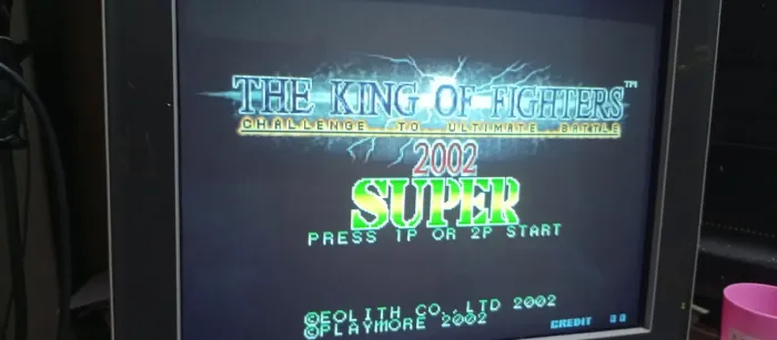 Cartucho MVS NeoGeo KOF2002 Barra cheia Rugal liberado