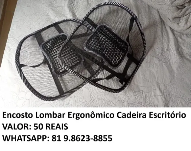 ENCOSTO PARA CADEIRA DE ESCRITÓRIO (NÃO FAÇO ENTREGA)