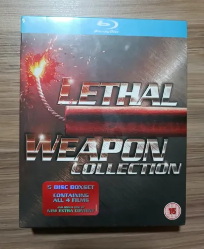Máquina Mortífera Collection - Bluray - Lacrado - 5 Discos
