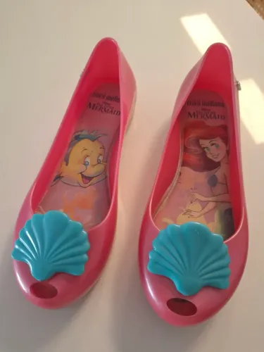 Sapatilha Melissa Infantil Sereia Ariel Fundo Mar Original