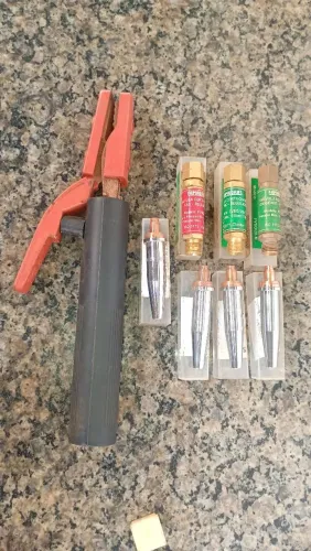 Porta eletrodo carbografite e Válvula Maçarico 