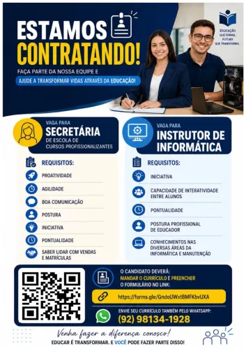 Estamos contratando 