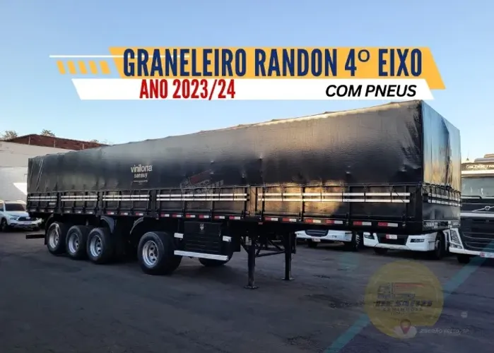 Carreta Graneleira Randon 4º Eixo Ano 2023/24 C/ Pneus