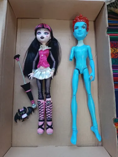 Boneca draculaura e holt basicos monster high 