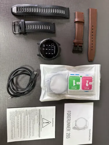 Garmin Forerunner 265 - 6 Meses de Uso (Perfeito Estado + Acessórios)