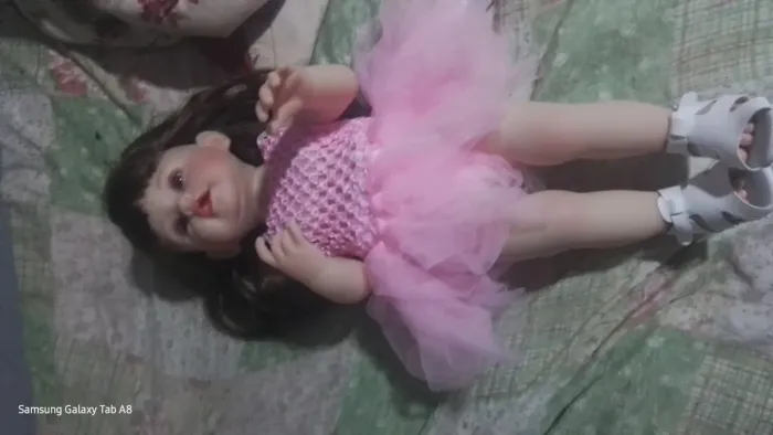 Boneca Reborn toda em Vinil