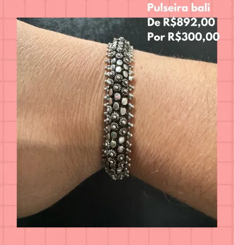 Pulseira prata dr bali
