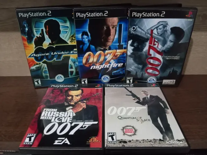 Coleção Completa 007 para PS2 (Leia com atenção!!!)