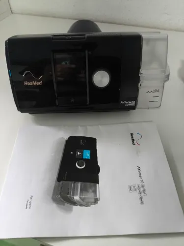 Cpap com máscara novo