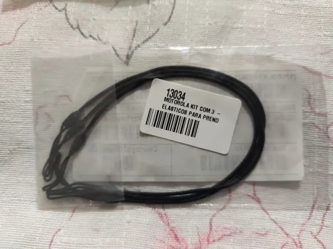 Cordão elástico anti-perda.