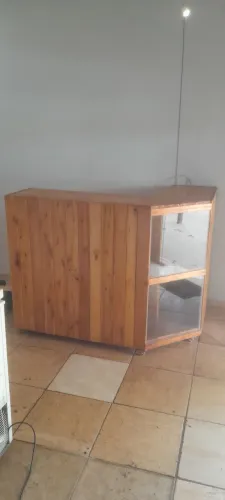 Balcão de palete. *