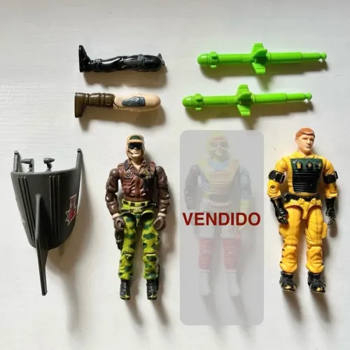 Figuras, peças e encartes - Comandos em Ação (G.I. Joe)