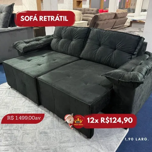 * Sofá Retrátil R$1499 à Vista | Frete Grátis + 12x Sem Juros
