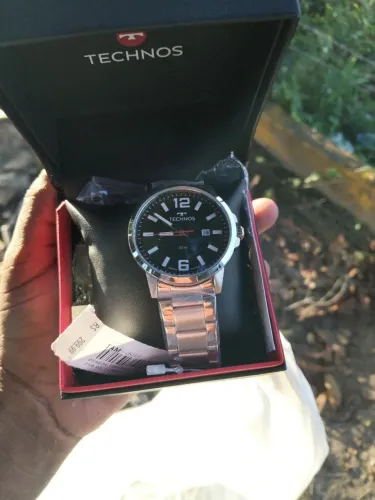 Relógio Masculino Technos Racer Prata