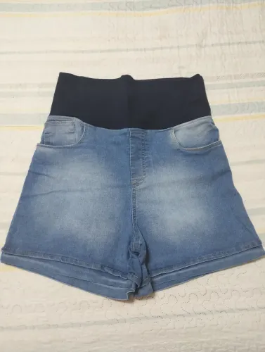 Bermuda short jeans gestante tamanho 40 / tamanho M