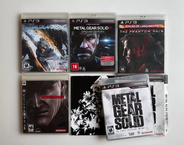 Lote Jogos Metal Gear PS3