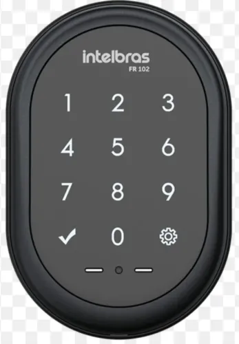 Fechadura de sobrepor Intelbras Fr 102 instalada
