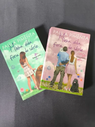 Livro "Minha vida fora de série" vol. 1 e 2