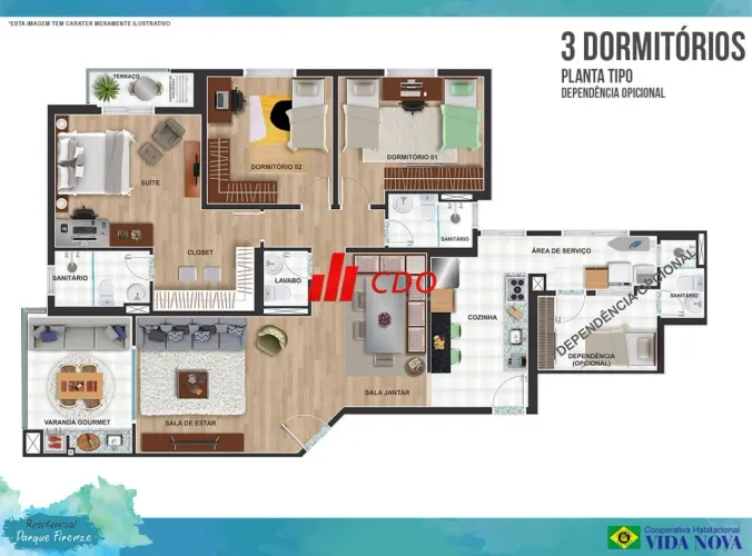 Cota à venda em Embu das Artes-SP, no bairro Esplanada. 3 quartos, 1 suíte, 3 salas, 3 ban