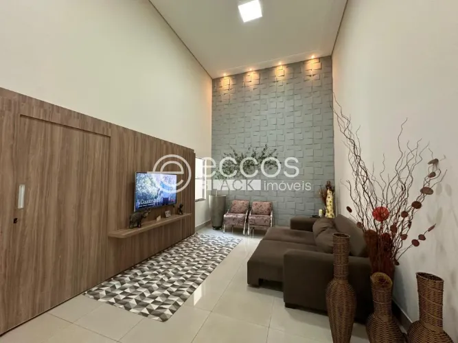 Casa em condomínio à venda, 3 quartos, 3 suítes, 4 vagas, Saraiva - Uberlândia/MG