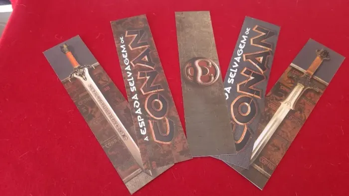 Lote com 5 marcadores de página Conan O Bárbaro novos (3)