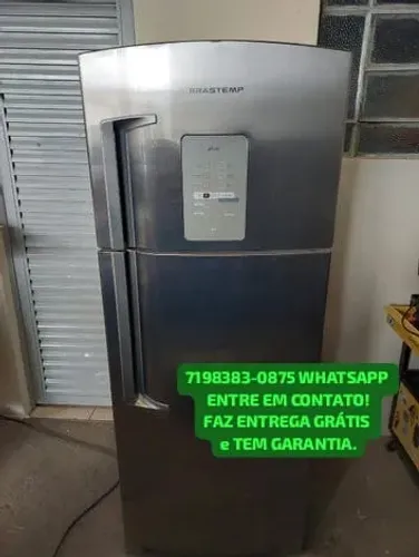 GELADEIRA INOX FROST FREE BOA ENTREGA GRÁTIS