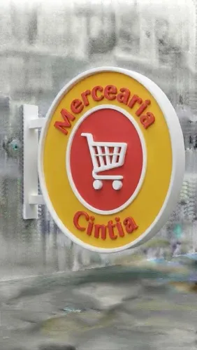 Letras e placas