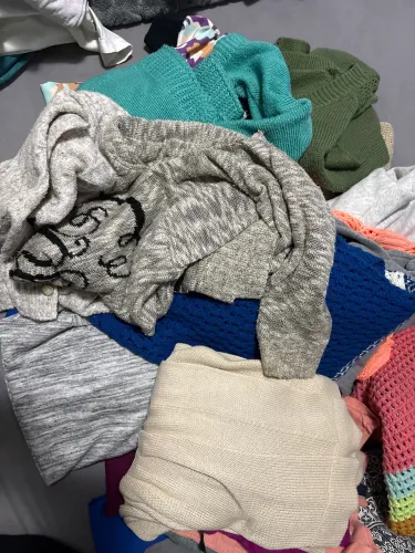 Lote blusa de lã , moletom e blusa de manga comprida