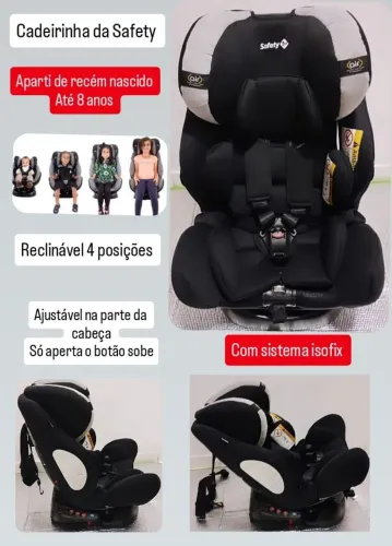 Cadeirinha de carro com isofix