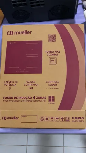 ? FOGÃO DE INDUÇÃO MUELLER 4 ZONAS ? NOVO! ?