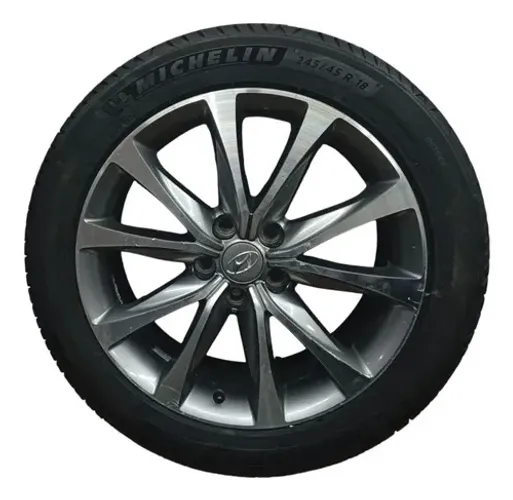 Roda Pneu Estepe 245 25 18 Azera 3.0 V6 2015 Cinza