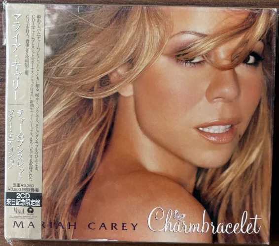 CD duplo Mariah Carey Charmbracelet Japonês com obi