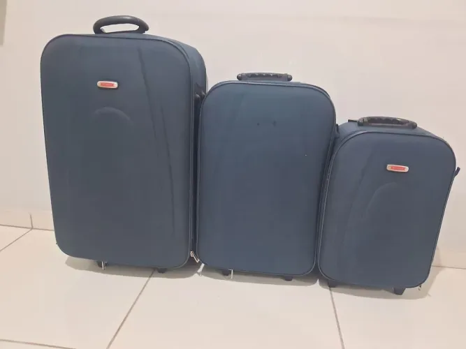 Kit com 3 Malas de Viagem