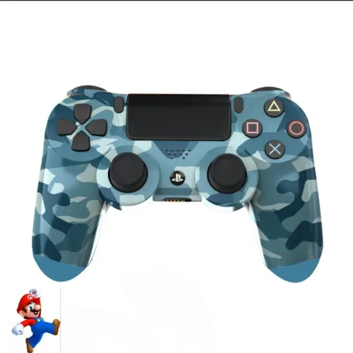 Controle ps4 Doubleshock camuflado azul